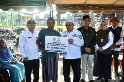 Wabup Banjar serahkan bantuan korban kebakaran di Pingaran Ilir