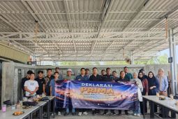 Persatuan Rakyat Informal Mandiri Pangkalpinang deklarasikan komitmen jaga persatuan, tolak provokasi dan dukung kamtibmas