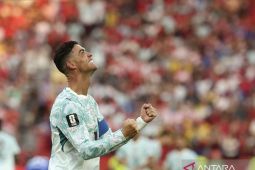 CR7 pemain tertua cetak gol di fase gugur Piala Dunia
