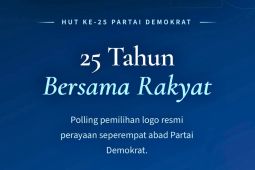 AHY ajak masyarakat tentukan logo HUT Ke-25 Partai Demokrat