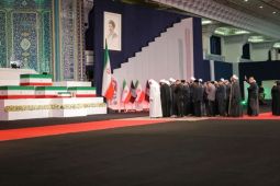 Delegasi pemimpin dunia beri penghormatan terakhir untuk Khamenei