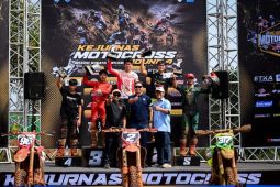 Valrossi raih podium perdana pada Kejurnas Motocross MX2 Bekasi