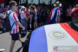 Pendukung Paraguay mulai memadati stadion jelang duel melawan Prancis