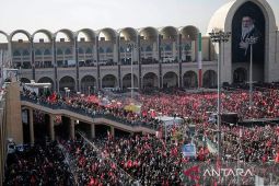 Iran tutup ruang udara Teheran saat prosesi pemakaman besar-besaran digelar