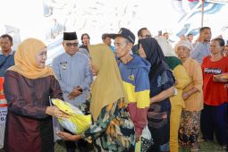 Khofifah sebut pasar murah salah satu instrumen pengendalian inflasi
