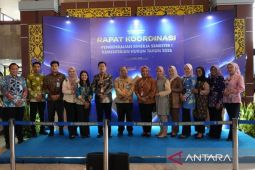 Kemenkum Bengkulu ikuti paparan analisis serta evaluasi tugas dan fungsi pada rakor pengendalian kinerja