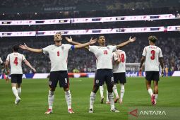 Drama lima gol warnai kemenangan Inggris atas Meksiko