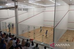 162 atlet squash ambil bagian pada kejuaraan nasional di Kabupaten Bekasi