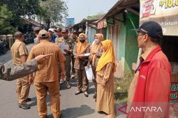 Kabuaten Bekasi lakukan tahapan penertiban bangunan liar di kawasan Balong Tua