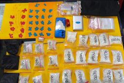 Polda Jambi gagalkan peredaran dua kg sabu, 10.204 butir ekstasi dan 30 cartridge etomidate