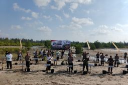 Kapolda Babel: Penanaman 3.000 pohon jadi momentum membayar "utang" terhadap lingkungan