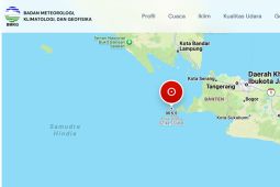 BMKG: Gempa M5,5 di Selat Sunda, Banten tak berpotensi tsunami