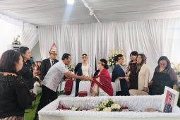 Kemenkum Sumut berikan penghormatan terakhir kepada almarhum Liberti Sitinjak