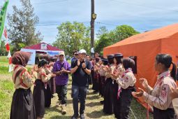 Wabup Sergai  monitoring kontingen pada jambore daerah Pramuka Sumut XI di Sibolangit
