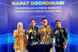Kemenkum Malut ikuti Rakor Kinerja Semester I 2026