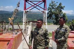 TNI kembali bangun jembatan gantung sepanjang 248 meter di Aceh Tenggara