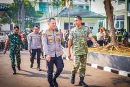 Kapolres Bogor silaturahmi ke Kodim 0621 guna kawal stabilitas dan program prioritas nasional