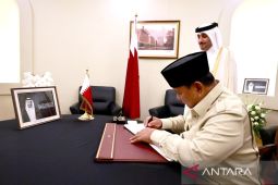 Prabowo sampaikan belasungkawa atas wafatnya ayah Emir Qatar