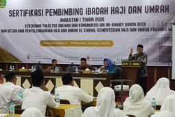 UIN Ar-Raniry sertifikasi 55 pembimbing ibadah haji dan umrah