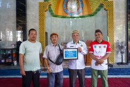 PT Timah bantu pembangunan Masjid Uswatun Hasanah di Bangka Tengah