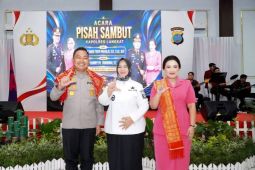 Pemkab dan Polres Langkat di momen pisah sambut Kapolres