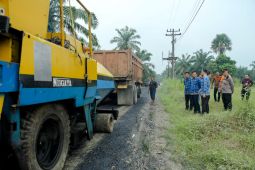 Wabup Sergai tinjau progres peningkatan infrastruktur jalan Tebing Tinggi dan Tebing Syahbandar