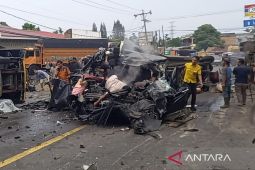 Empat orang tewas dalam kecelakaan beruntun Sibolangit, delapan korban luka-luka
