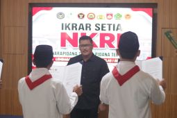 Tiga napi terorisme Lapas Semarang ikrar setia NKRI