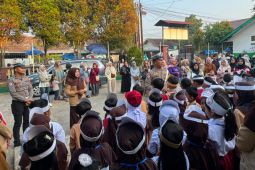 Polres Garut edukasi pelajar dalam MPLS tanamkan kesadaran lalu lintas