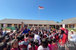 Damkar Bangka ajarkan penanganan kebakaran tingkat sekolah dasar