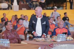 Ketua DPRD Kalsel meriahkan nobar final Piala Dunia bersama Forkopimda