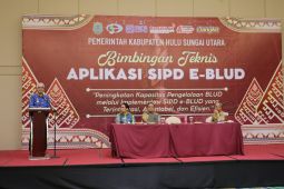 Wabup HSU buka bimtek SIPD E-BLUD RSUD Pembalah Batung