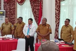Upacara HUT ke-81 Republik Indonesia tingkat Pemkab Biak dipusatkan di Pulau Numfor