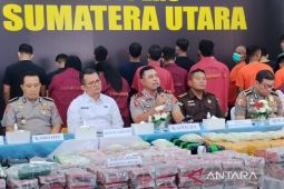 Kapolda Sumut: Pengungkapan  sabu-sabu meningkat tiga tahun terakhir