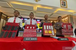 Polres Garut ciduk 20 orang yang sudah ditetapkan tersangka kasus peredaran narkoba