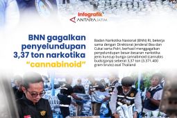 BNN gagalkan penyelundupan 3,37 ton narkotika "cannabinoid"