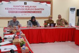 Kanwil Kemenkum Banten harmonisasi tiga Ranperda Kabupaten Tangerang