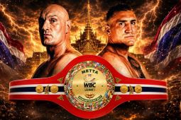 Tyson Fury dan Wach naik ring rebut sabuk WBC METTA Humanitarian