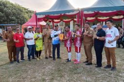 Eksibisi Korpri Dambaan FC VS Korpri Asahan dilaga pembukaan Piala Bupati Sergai