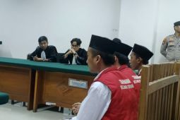Sembilan terdakwa kasus unjuk rasa di Kota Serang divonis penjara