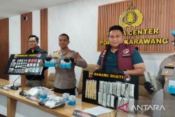 Polres Karawang ungkap tingginya kasus narkotika di dua bulan terakhir