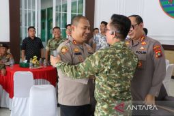 Polres Bangka Tengah dan Kodim 0413/Bangka perkuat koordinasi keamanan