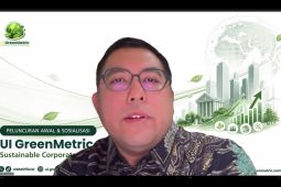 UI GreenMetric resmi luncurkan Sustainable Corporate Rankings