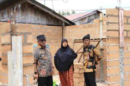 Warga penerima program RTLH di Tanjungpinang berterima kasih kepada Presiden
