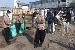 Polresta Banjarmasin perkuat sinergi melalui gotong royong di eks terminal