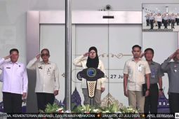 Kemenkum-KemenHAM Babel apel pagi gabungan