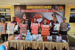 Polresta Bandung ungkap sebanyak 105 kasus narkoba sepanjang Mei-Juni 2026