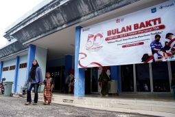 HUT Ke-50 PT Timah, Warga Bangka Tengah antusias ikuti khitanan Massal, donor darah dan pemeriksaan kesehatan gratis