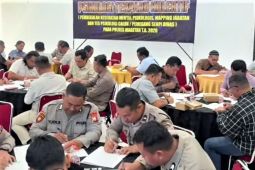 Polres Magetan gelar psikotes bagi personel pemegang senjata api dinas