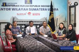 Kemenkum Sumut fasilitasi harmonisasi Ranperda Kabupaten Nias Utara tentang kades